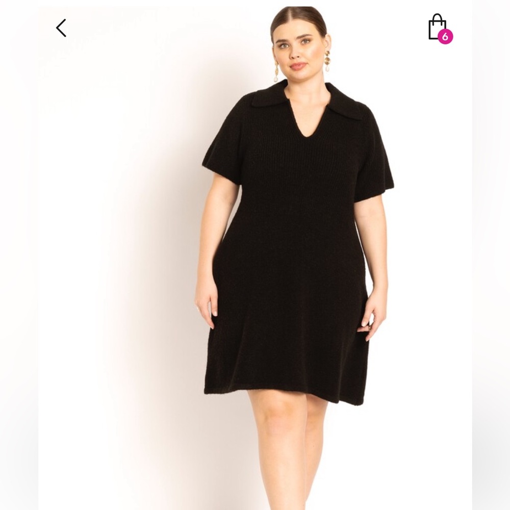 Eloquii Short Sleeve sweater dress